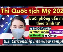 Phỏng Vấn Thi Quốc Tịch Mỹ 2022 Online App Review